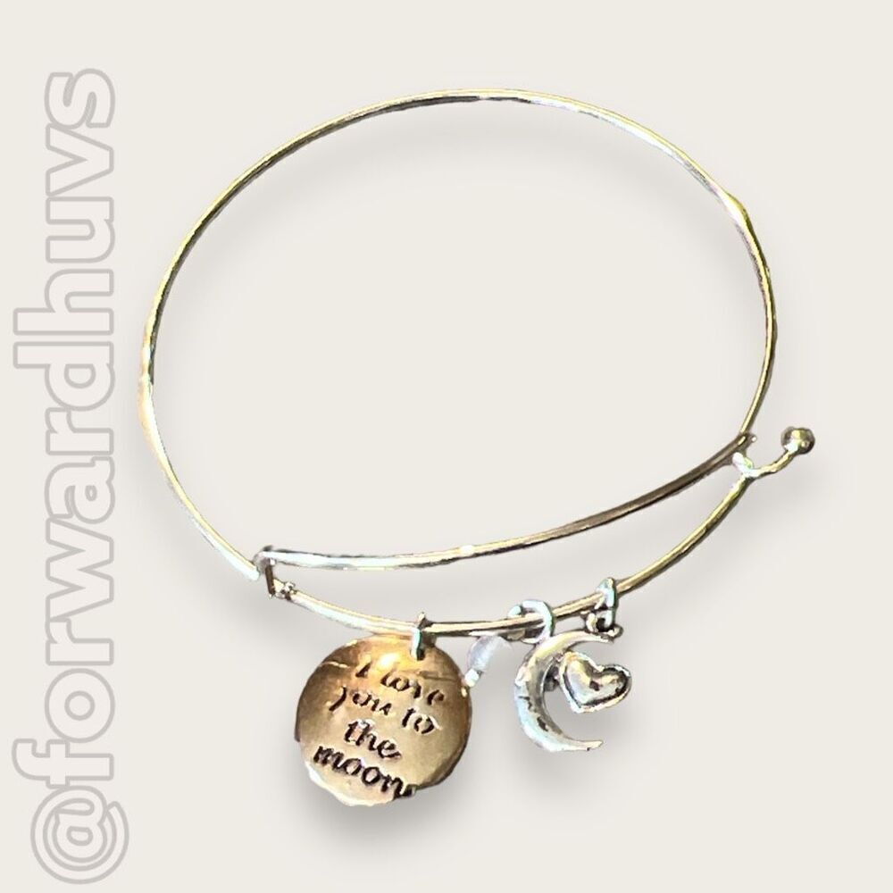 Bundle Sale 3 for $15 | “love you to the moon” Adult Size Bracelet